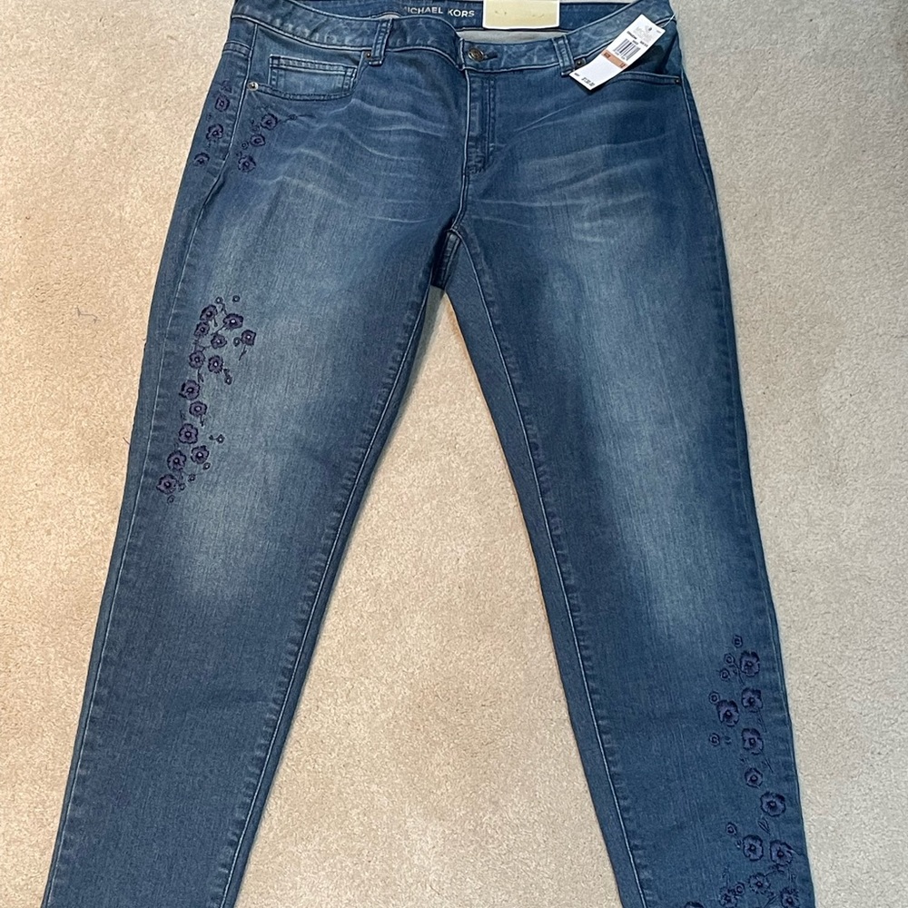 Michael Kors Womens Designer Jeans Size 12 retail $130